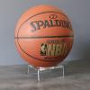 Clear Acrylic Football Stand, Display Holder for Basketball, Volleyball, Soccer Ball and Other Sports Memorabilia view 2