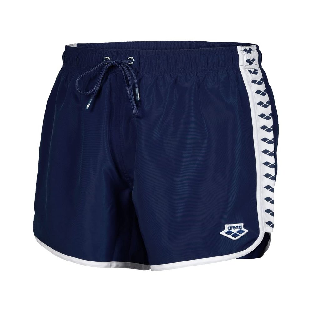 ARENA Men's Icons Team Stripe Boxer, Navy/White, Medium