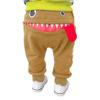 POLG 0-3 Years Baby Children Kids Boys Girls Cartoon Shark Tongue Harem Pants Trousers Pants (Khaki, 6-12 Months) view 1