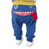 POLG Baby Girl Valentines Day Outfit Baby Children Kids Boys Girls Cartoon Shark Tongue Harem Pants Trousers Pants (Blue, 6-12 Months) view 1