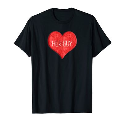 Couples Matching Valentines Pajamas Top Boyfriend Girlfriend T-Shirt