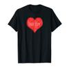 Couples Matching Valentines Pajamas Top Boyfriend Girlfriend T-Shirt view 1