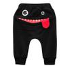 POLG 0-3 Years Baby Children Kids Boys Girls Cartoon Shark Tongue Harem Pants Trousers Pants (Black, 6-12 Months) view 3