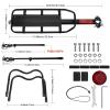 ROCKBROS Rear Bike Rack Bicycle Cargo Rack Full Quick Release Adjustable Bicycle Carrier Bike Luggage Rack for Back of Bike Aluminum Alloy 115 lbs Capacity Bike Accessories Black view 3