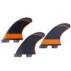 Lifyn2 Surfing Fins Surfboard Tail Fins Base Compatible Carbon Fiber Thruster Fin Set Kite Wake Accessories (Color : Orange) view 1