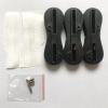 Lifyn2 Surfing Fins Surfboard Tail Fin Box Surfing Tail Rudder Plug 5 Degrees 9 Degrees SUP Fin Box 3Pcs/Set (Color : Black 9 Degrees) view 1