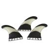 Lifyn2 Surfing Fins 3Pcs Surfboard Honeycomb Rudder Surfboard Fins Carbon Fiber Surfboard Accessories Fiberglass Surf Tail Fin (Color : White, Size : G7) view 1