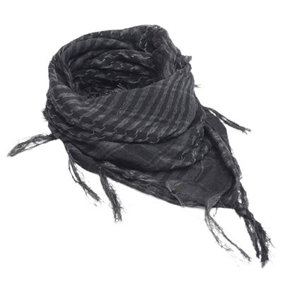 Bluelans Military Cotton Shemagh Tacticals Desert Scarf Wrap Keffiyeh Scarf Wrap for Men And Women Gray