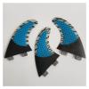 Lifyn2 Surfing Fins 3Pcs Carbon Fiber Surfboard Fin Paddleboard Thruster G5 Surfboard Tail Rudder SUP Fin Replacement (Color : Blue) view 1