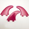 Lifyn2 Surfing Fins 3Pcs Surfboard Tail Fin Surfing Tail Rudder Paddle Board Fin Replacement Surfboard Accessories (Color : Purple red) view 1