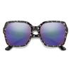SMITH Flare Sunglasses  Performance Sports Sunglasses for Cycling, Running, Baseball, Golf  for Men & Women  Black Marble + ChromaPop Polarized Violet Mirror view 2