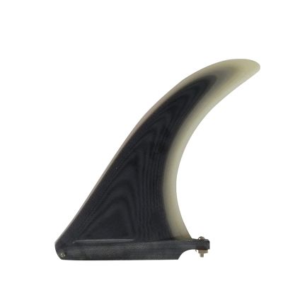 Lifyn2 Surfing Fins Surfboard Tail Rudder Glass Fiber 9'inch Tail Fin Paddle Board Middle Fin Surfboard Propeller (Color : Black, Size : )
