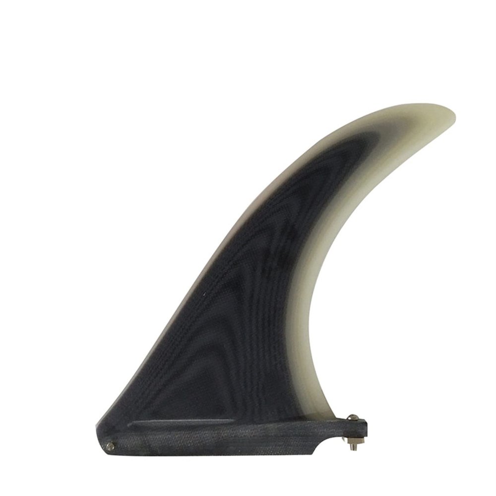 Lifyn2 Surfing Fins Surfboard Tail Rudder Glass Fiber 9'inch Tail Fin Paddle Board Middle Fin Surfboard Propeller (Color : Black, Size : )