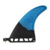 Lifyn2 Surfing Fins 7Inch Surfboard Center Fin Glass Fiber Semi-Carbon Surfboard Single Rudder Honeycomb Longboard Surfboard Fish Fin Caudal Fin (Color : Blue, Size : A) view 1