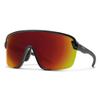 SMITH Bobcat Sunglasses  Shield Lens Performance Sports Sunglasses for Skiing, Biking, MTB, Mountaineering & More  For Men & Women  Black + Red ChromaPop Mirror Lens view 1