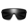 SMITH Bobcat Sunglasses  Shield Lens Performance Sports Sunglasses for Skiing, Biking, MTB, Mountaineering & More  For Men & Women  Matte Black + Black ChromaPop Lens view 2