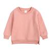 EISHOW Boys Girls Crewneck Sweatshirts Toddler Baby Sweatshirt Solid Cotton Soft Long Sleeve Active Pullover Blouse Tshirts (Pink,2-3 Years,2 Years,3 Years)
