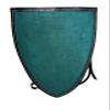 ARTIZANSTORE Medieval Heater Shield, Dropshield Shield, Medieval Shield, Pavise Shield, Viking Shield, Vikings HMB Shield, Bot IMCF, ACL Green Product Collectibles Fully Functional view 1
