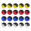 SING F LTD 20PCS Tennis Racket Shock Absorbers Traditional Chinese Tai Chi Yin Yang Pattern Silicone Vibration Dampeners for Tennis Player Sports Enthusiast view 1