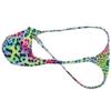 OROCOJUCO Men Sport Underwear Thong G-String Leopard Print Bulge Pouch T-Back Pants 3 Pack XL view 4