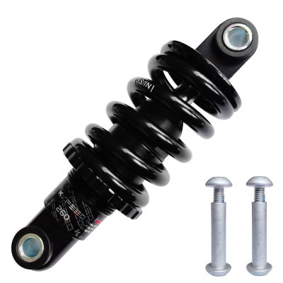 LvTu Rear Shock Absorber Coil Spring 125mm(4.9") 2000Lbs / 165mm(6.5") 350Lbs Mountain Bike Wheel Chair Shock Absorber Suspension Black (Size : 125mm/2000Lbs)