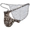 OROCOJUCO Men Leopard Bikini Briefs Whale Tail Back Underwear Pouch Mini Briefs 3-Pack (Brown Leopard) M OROCOJUCO-04 view 3
