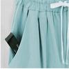 Womens Athletic Running Workout Shorts Solid Color Casual Elastic Waist Cotton Pant Fashion Comfy Drawstring with Pocket (4X-Large,Light Blue) view 3