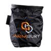 ARMBURY Rock Climbing Chalk Bag - Swift Bouldering Chalk Bag for Rock Climbing and Weight Lifting | Durable | Adjustable | Lightweight | Multifunctional Climbing Chalk Bag (Black) view 1