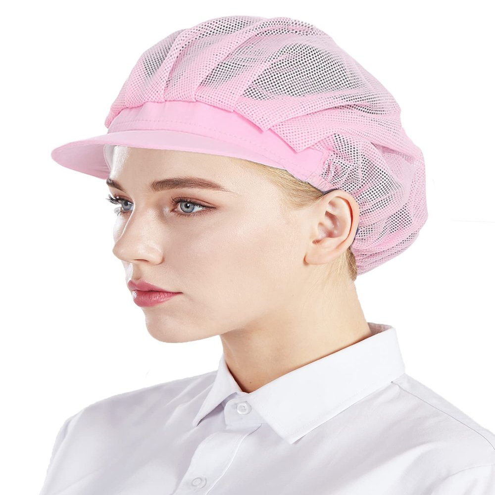Nanxson 3pcs Chef Hat Kitchen Cooking Chef Cap Food Service Hair Nets