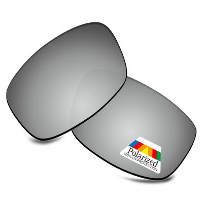 Bwake Replacement Lenses for Costa Del Mar Caballito Sunglasses - Satin Silver POLARIZED