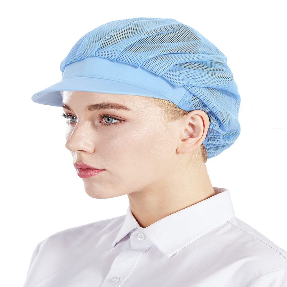 Nanxson 3pcs Chef Hat Kitchen Cooking Chef Cap Food Service Hair Nets CF9033