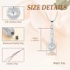 Microphone Cremation Jewelry for Ashes - Memorial Urn Necklace Ashes Holder Stainless Steel Keepsake Pendant Jewelry for Music Lover (3PCS(Silver+Black+Gold)) view 2