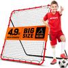 Soccer Rebounder, Kickback Rebound Net - Football Training Gifts, Aids & Equipment for Kids, Teens & All Ages, Perfect Storage view 1