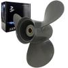 Boatman 12 1/4x7 Aluminum Outboard Propeller fit Honda Motor Engines 35/40/45/50/60 Hp,13 Spline Tooth,RH view 1