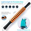 Monfasye Muscle Roller Stick, Yoga Massage Roller Bar Fitness Beauty Tool for Athletes Relief Leg Back Pain (Orange) view 2