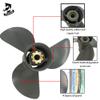Boatman 13x19 Aluminum Outboard Propeller fit Honda Motor Engines 60/75/90/115/130 Hp,15 Spline Tooth,RH view 3
