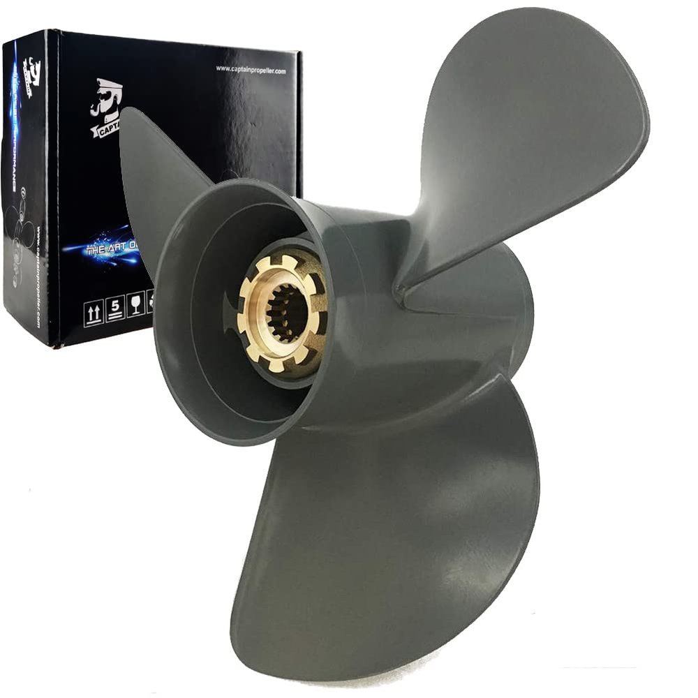 Boatman 13 7/8x21 Aluminum Outboard Propeller fit Honda Motor Engines 60/75/90/115/130 Hp,15 Spline Tooth,RH