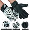 EFAH SPORTS Soccer Goalkeeper Gloves for Kids Boys Children Youth Football Goalkeeping Goalie Glove with Strong Grip Palms (Size 7 Suitable for Size S-M Adult, Grey/White) view 3