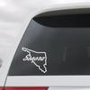 Kramer Sonora Son Mexico State Sticker for Car Vinyl Decal Truck Window Vehicle Bumper Decal (9.5" W X 9.8" H, Red) view 1