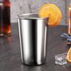 Stainless Steel Cups, Premium Food Grade Stackable Drinking Set for Kids Adults Outdoor Camping Travel Silver 4pcs L M S Sizes view 4