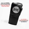 Geezers Boxing Elite Pro Special Edition Fight Gloves, Premium Leather, Mens and Womens Fight Glove, Approved by The BBBofC for All Professional Fights. (10oz, Black) view 2