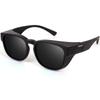Bircenpro Polarized Fit Over Sunglasses: Wrap Around Over Glasses Sunglass for Men Women UV Protection view 1