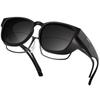 Bircenpro Polarized Fit Over Sunglasses: Wrap Around Over Glasses Sunglass for Men Women UV Protection view 2