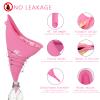 SMEKLYN Female Urination Device Women Pee Funnel Reusable Silicone Urine Cup Female Urinal Post Surgery Pee Standing Up Perfect for Camping Hiking Travel Road Trip Accessories-Plus Size view 2