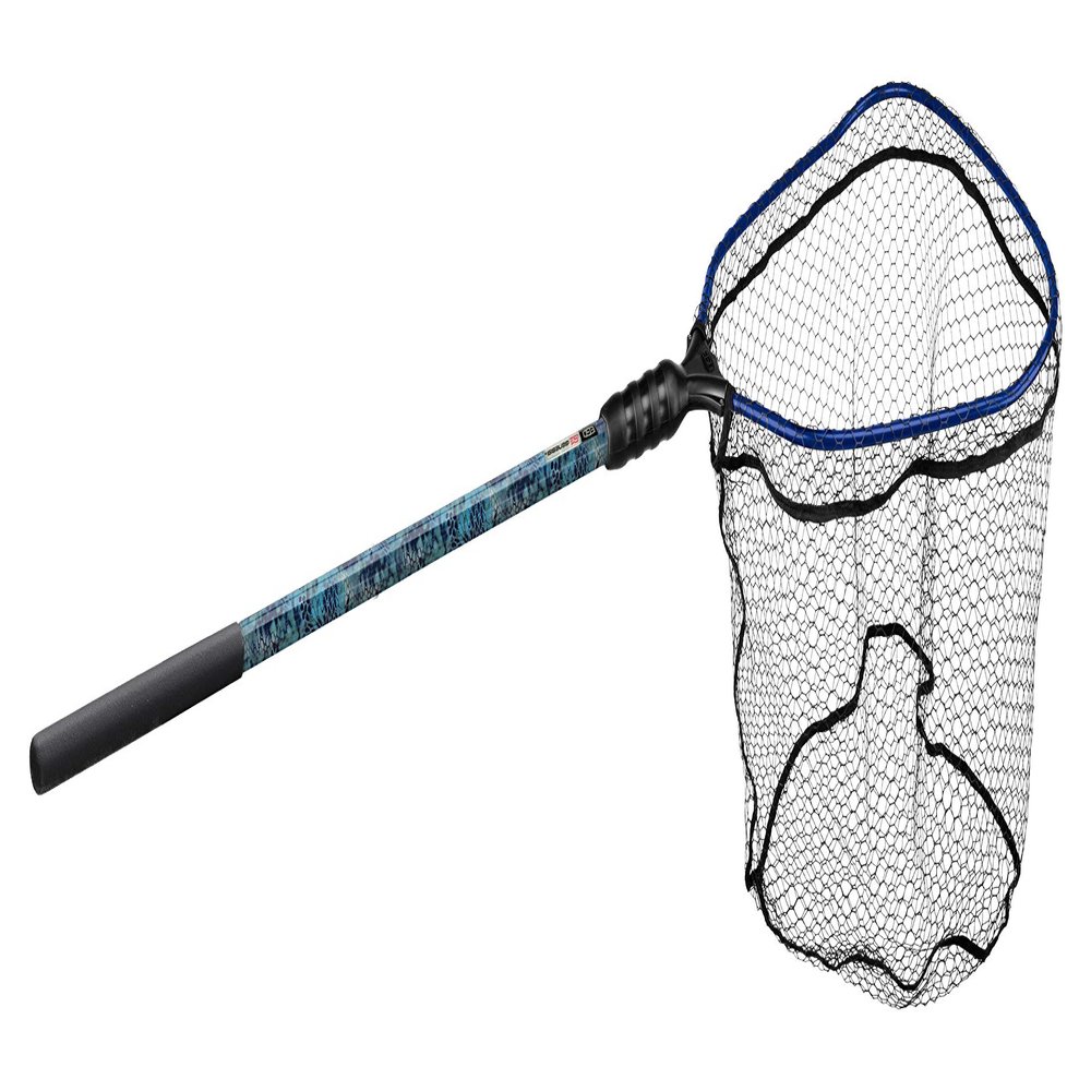 Ego S1 Slider Fishing Net, Ultimate Fishermen Tools Fixed Handle, Replaceable Head, Salt & Freshwater, 19x21 Inch Hoop