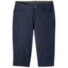 Outdoor Research Womens Ferrosi Capris  Climbing & Multi-Sport Bottoms Naval Blue view 1
