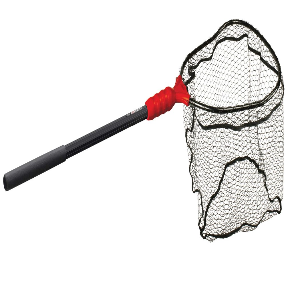 Ego S1 Slider Fishing Net, Ultimate Fishermens Tool Fixed Handle, Replaceable Head, Salt & Freshwater, 17x19 Inch Hoop