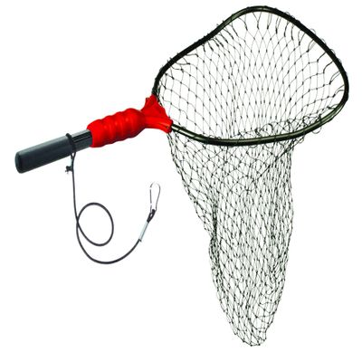 Ego S1 Slider Fishing Net, Ultimate Fishermens Tool Fixed Handle, Replaceable Head, Salt & Freshwater, 17x19 Inch Hoop