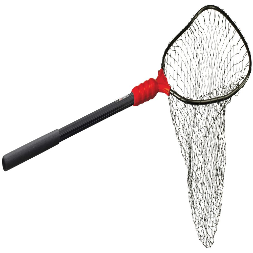 Ego S1 Slider Fishing Net, Ultimate Fishermens Tool Fixed Handle, Replaceable Head, Salt & Freshwater, 17x19 Inch Hoop