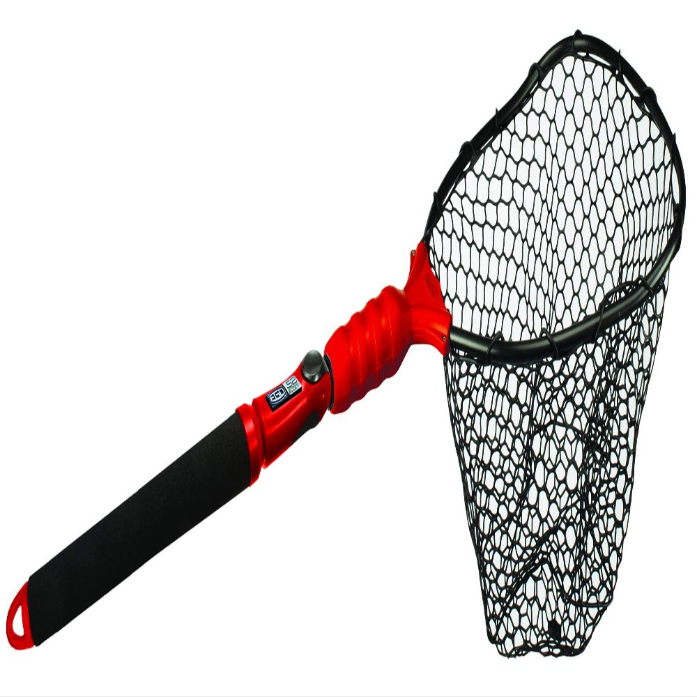 Ego S2 Slider Fishing Net, Ultimate Fishermen s Tool, Telescoping Handle, Replaceable Head, Salt & Freshwater, 2 Year Warranty, 29-60" Handle, X-Large